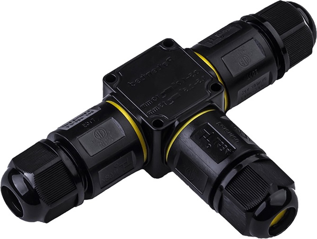 3Pin T-VORM waterdichte QUICK Connector | Voor 4-11mm kabel