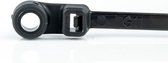 Kabelbinders - Met Bevestigingsoog van 4,2mm - 150 x 3,6mm - 100 stuks - UV bestendig - Zwart