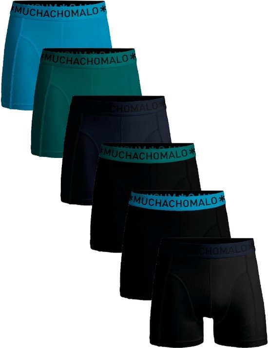 Muchachomalo Heren Boxershorts - 6 Pack - 95% Katoen - Mannen Onderbroeken