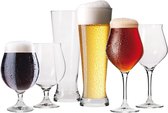 Beer Glazen Kenner Set| Brewery Collectie | Perfect voor Thuis, Restaurants en Feesten | Vaatwasser Bestendig