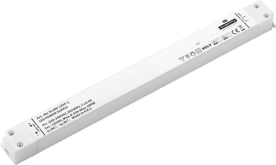 Transformateur LED Dehner Elektronik SL 100-12VF-1, driver LED Tension constante 100 W 8,33 A 12 V/ DC Convient aux meubles