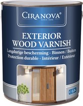 Ciranova Exterior Wood Varnish - Transparant - Ultra mat - Houtvernis - 2,5 liter