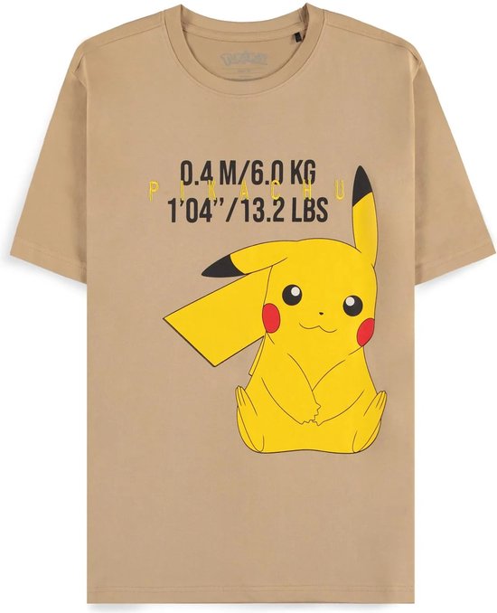 Pokémon - Pikachu T- Shirt - Beige - S