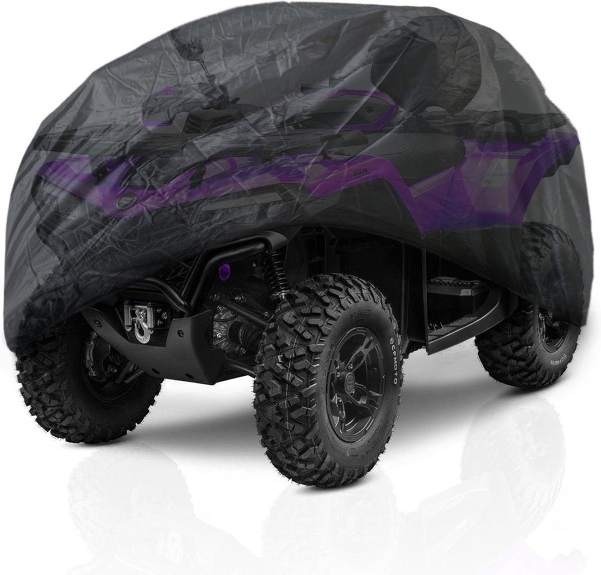 Maxxcovers Quadhoes 195x122x80cm – A-kwaliteit - Zwart