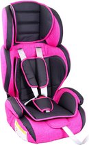 Kinderstoel Auto - Autostoel - Kinderzitje - Zitverhoger - Autozitje voor 3 jaar of Ouder - Roze met Zwart