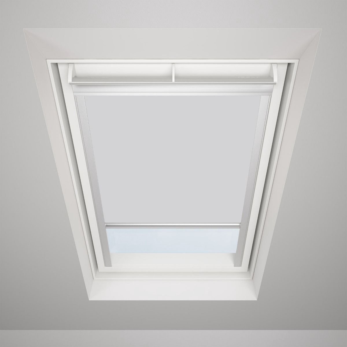 Timlux Verduisterend Rolgordijn voor KeyLITE Starlite Maat 78x140 -Wit-