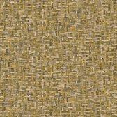 Natuur behang Profhome 377064-GU vliesbehang glad met natuur patroon mat geel 5,33 m2