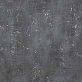 Steen tegel behang Profhome 378404-GU vliesbehang licht gestructureerd in steen look mat zwart 5,33 m2