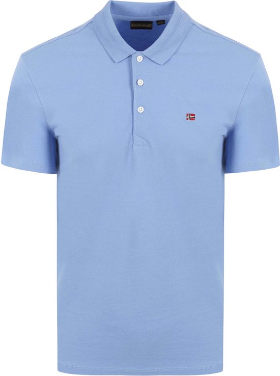 Napapijri - Ealis Polo Lichtblauw - Regular-fit - Heren Poloshirt