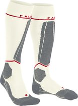 FALKE SK4 Advanced Compression Light dames skiing kniekousen - beige (off-white) - Maat: 41-42