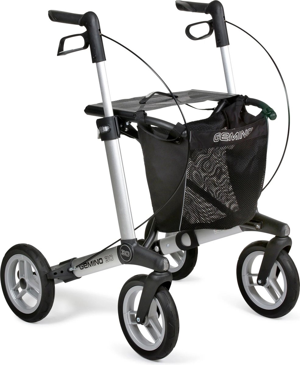 Lichtgewicht rollator Gemino 30 Comfort Zilver