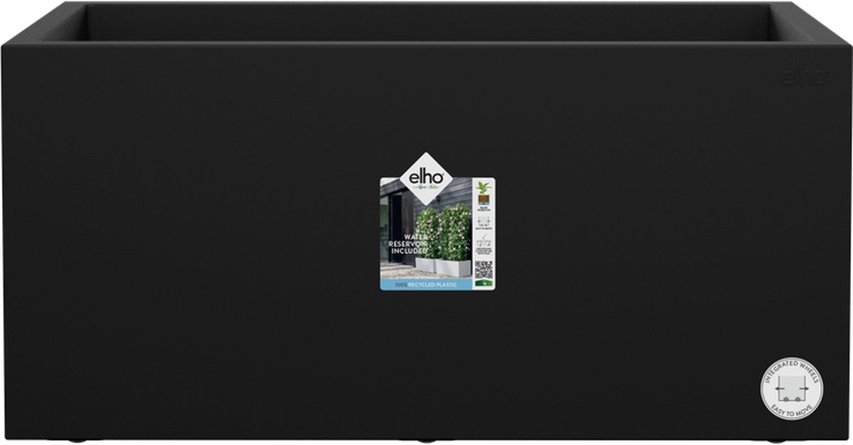 Elho Vivo Next Lang 80 - Jardinière intérieur & extérieur rectangulaire