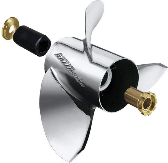 Hélice balistique 3bl-10 1/8"x13"-RH-Acier inoxydable
