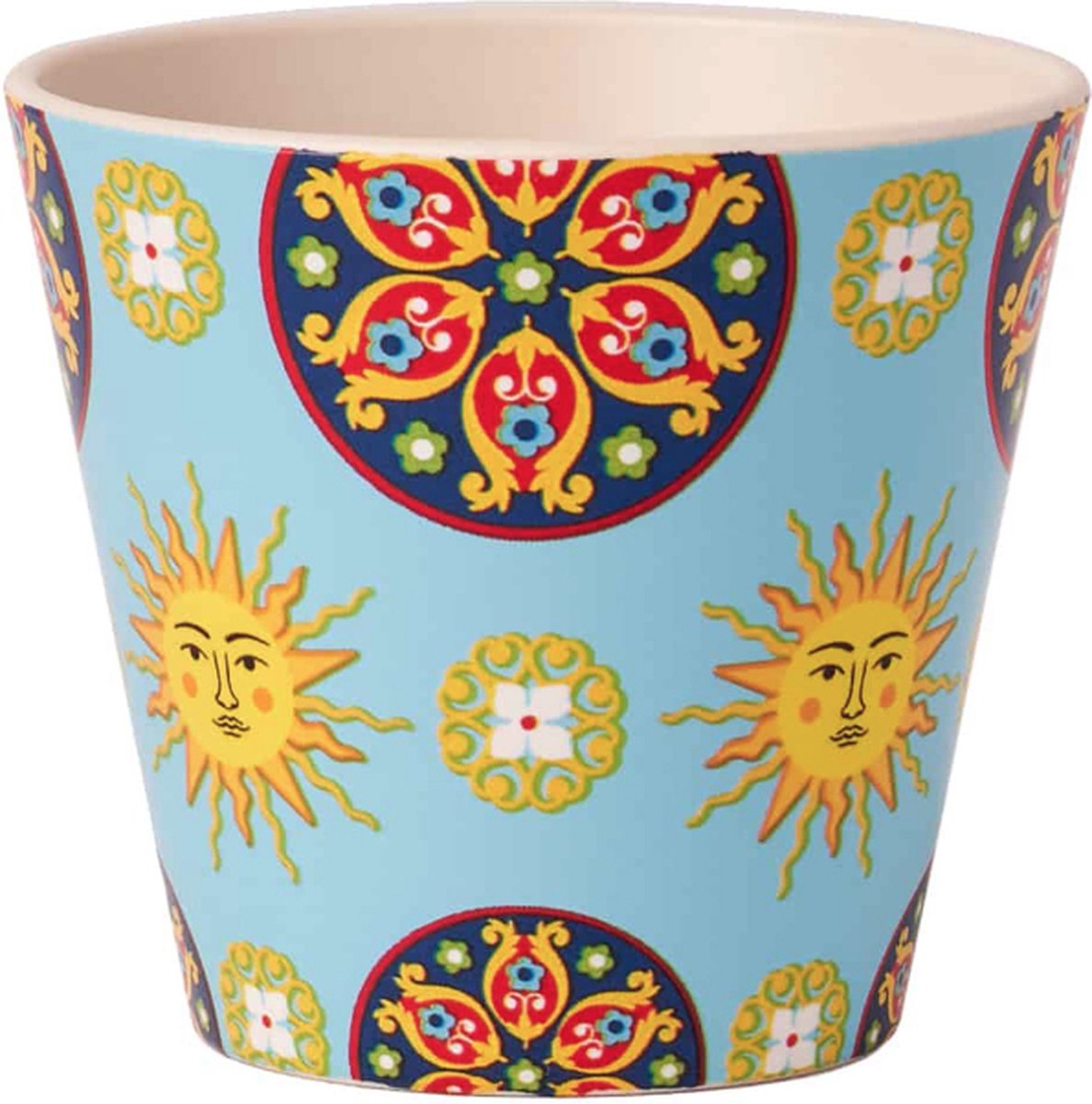 Quy Cup - 90ml Ecologische Reis Beker - Espressobeker “Sicily - SICILIË” 7x7x7cm