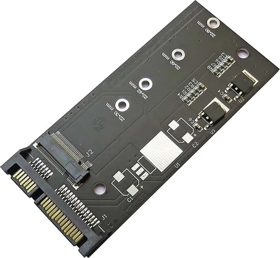 Foto: M 2 sata adapter m 2 ssd naar sata 6gbps b m key m 2 ngff sata adapter th01 zwart