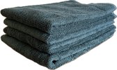 Keukendoek badstof - set van 4 mooie dikke handdoeken - 50x50 cm - groen - 100% katoen