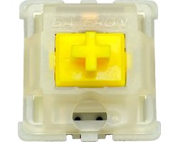 Gateron Milky Pro V2 Yellow Mechanische Switches – Linear – 30 stuks