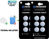Proshiner | 60Liter - Ruitensproeiervloeistof - Geconcentreerde Ruitenwisservloeistof - Sterke reiniging - 12 Tabletten