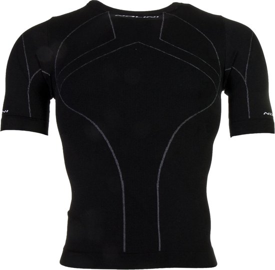 Nalini - Unisex - Ondershirt Fietsen - Korte Mouwen - Onderkleding Wielrennen - Zwart - SATURNO - XXL