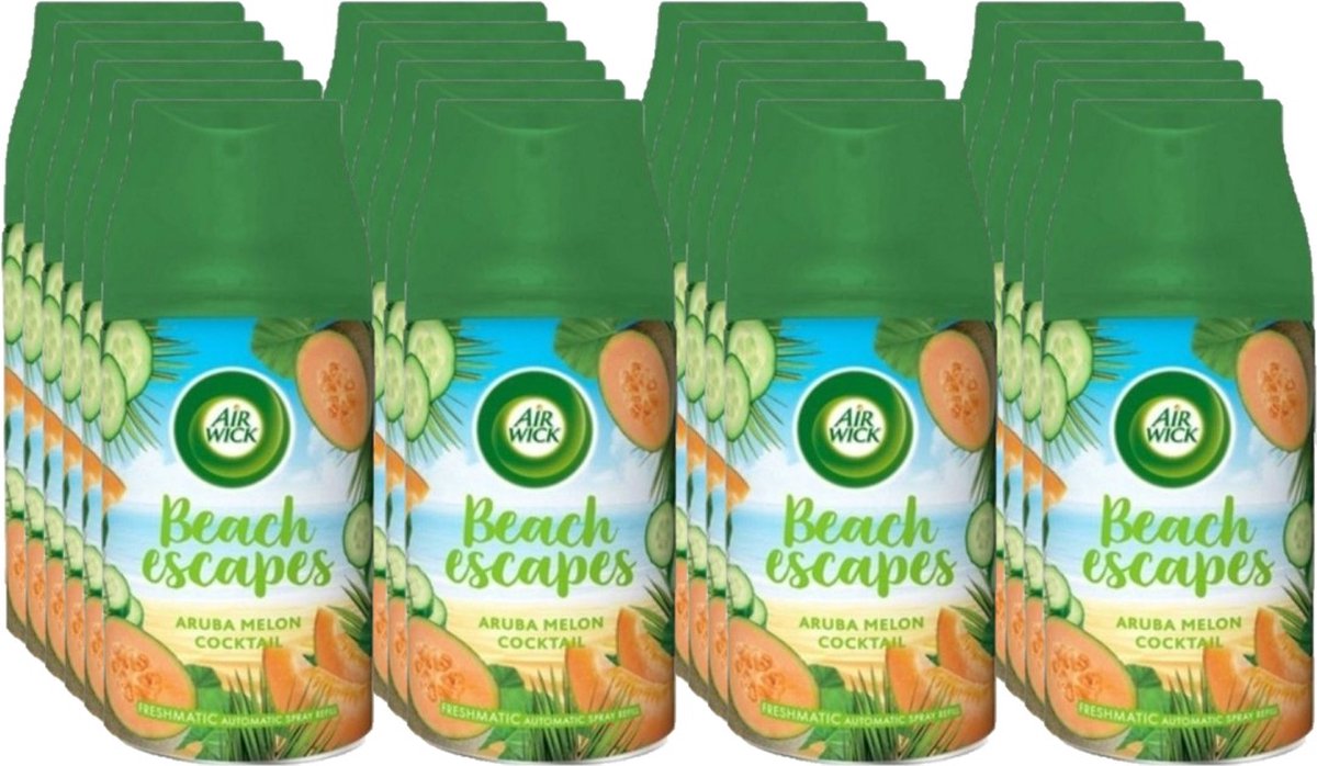 Goedkoopste Air Wick - Luchtverfrisser - Navulling - Komkommer - 250ml x 24