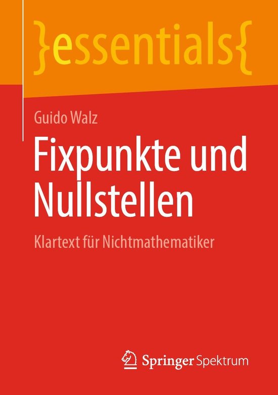 essentials - Fixpunkte und Nullstellen - cover