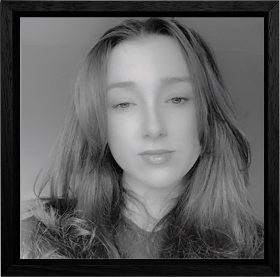 Cadre caisse en bois Combiframe noir pour toile 60 x 70 cm