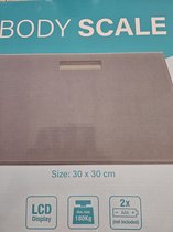 Personen Body scale weegschaal 30x30
