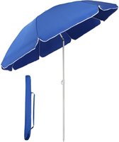 Luxiba - Parasol, 160 cm, marktparasol, terrasparasol, rond, zonbescherming UV20+