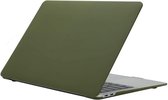 Laptophoes - Geschikt voor MacBook Air 13 inch Hoes - Case Voor Air 13.3 inch (2018) A1932 - Creamy Groen