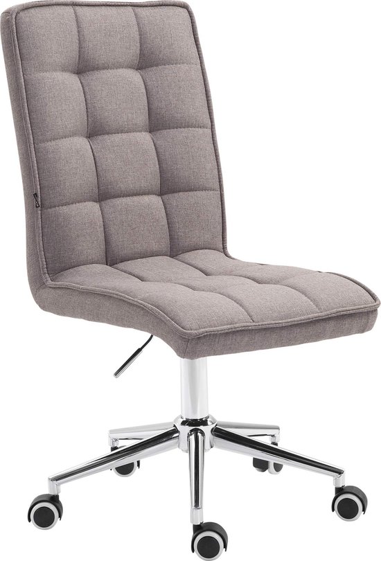CLP Peking V2 Bureaustoel Lichtgrijs Stof - CLP - €69,90