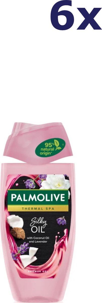 Goedkoopste 6x Palmolive Douchegel - Thermal Spa Silky Oil 250 ml