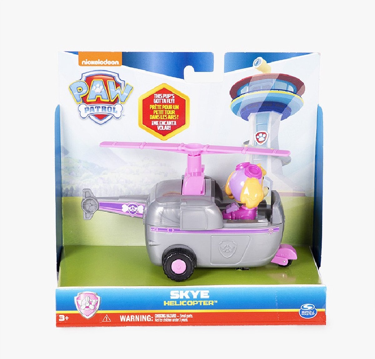 PAW Patrol Rubble Patrol Cruiser, Politieauto, 3 jaar, Kunststof, Geel