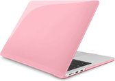 Laptophoes - Geschikt voor MacBook Air 2022 Hoes - Case voor 13.6 inch Air met M2 Chip (2022) - Model A2681 - Roze