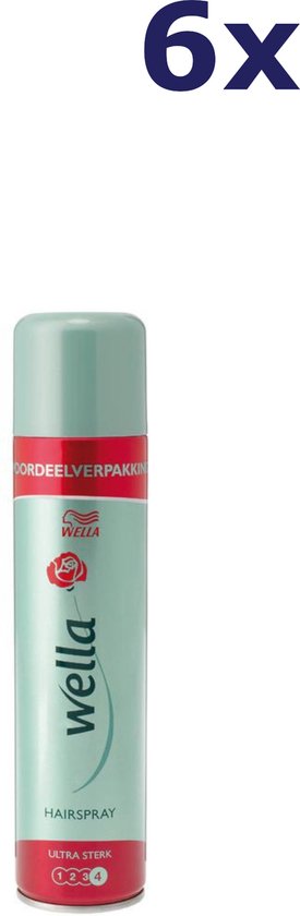 Wella Ultra Strong Hairspray - 6 x 400 ml - Haarlak - Voordeelverpakking