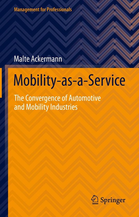 Management for Professionals - Mobility-as-a-Service - cover