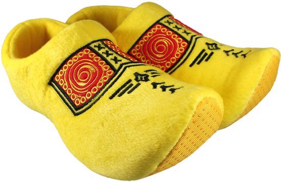 Klomppantoffels Nijhuis boerenbies - Geel - Maat 45-47