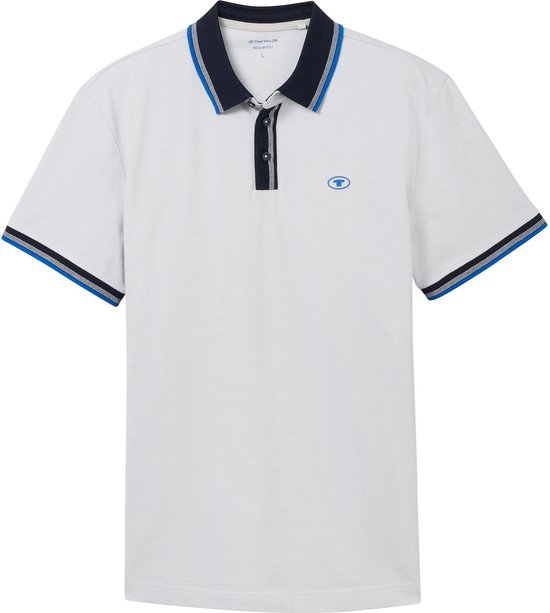 TOM TAILOR polo with detailed collar Heren Poloshirt
