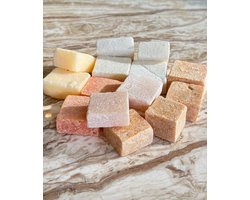 Amberblokjes 10 stuks set - Vegan - geurblokjes - diverse geuren - geuren - lekker geurende blokjes - set - parfum - aangename geur voor in huis - beige - 10 stuks