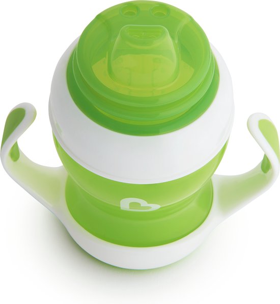 Munchkin Gentle Overgangsbeker - Transition Cup - Anti-lek Beker voor Baby's - Vanaf 4 Maanden - 118ml - Groen van Munchkin — afbeelding 3