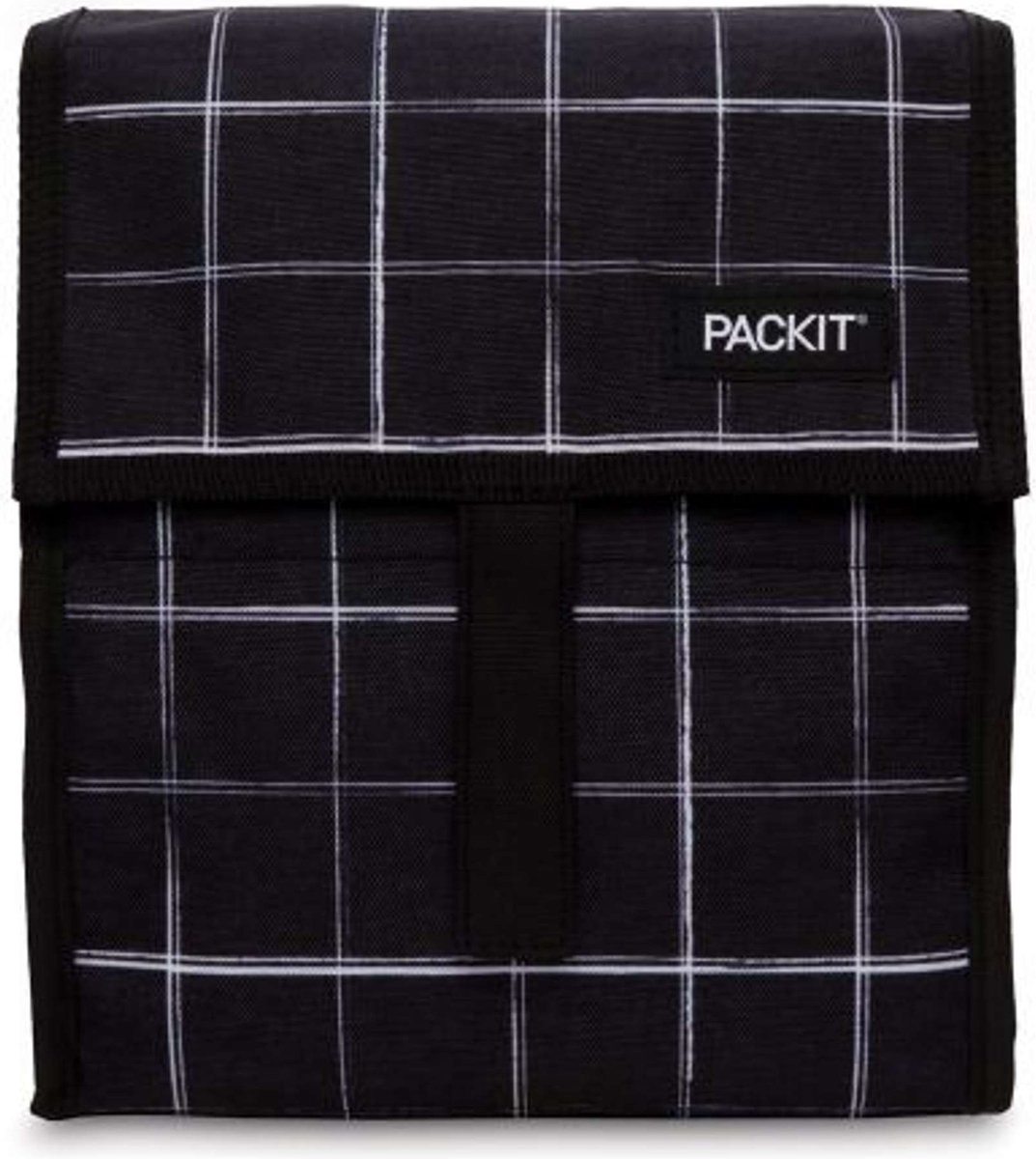 Pack It - Koeltas Lunch Grid - Polyester - Zwart