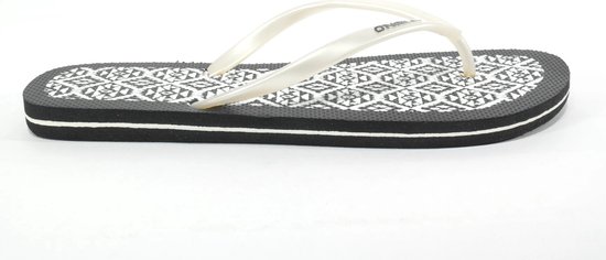 Reef Santa Ana slippers dames zwart dessin