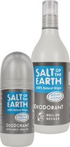 Salt of the Earth Vetiver & Citrus roll on deodorant + refill