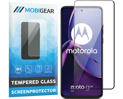 Mobigear Screenprotector geschikt voor Motorola Moto G84 Glazen | Mobigear Premium Screenprotector - Case Friendly