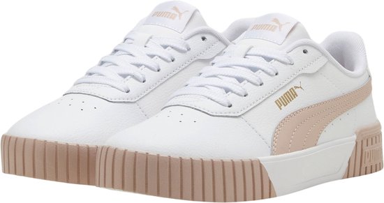 PUMA Carina 2.0 Dames Sneakers - PUMA White-Rose Quartz-PUMA Gold - Maat 40