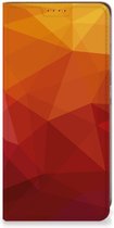 Stand Case geschikt voor Geschikt voor Samsung Galaxy A05s Polygon Red