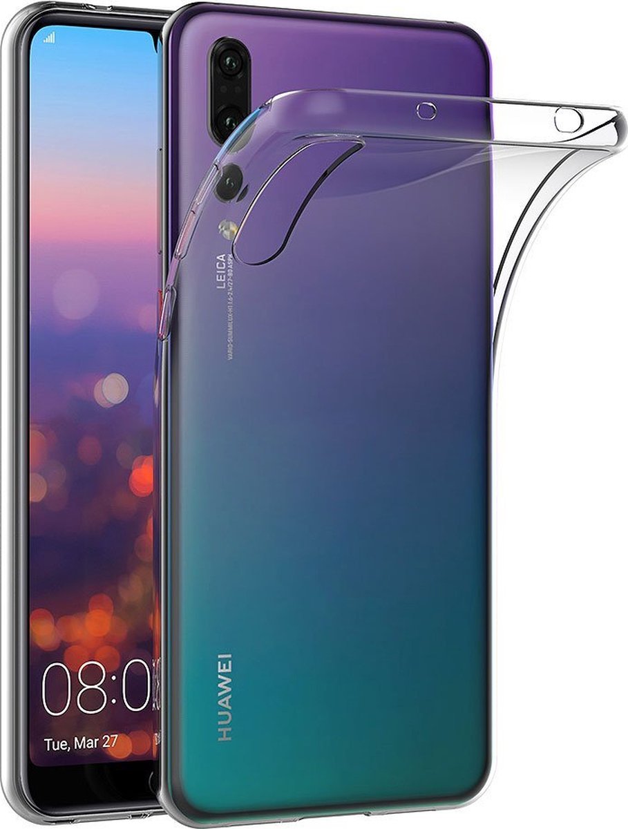 Hoesje voor Huawei P20 Pro backcover Shockproof siliconen Transparant