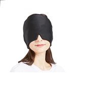 P&P Goods Migraine Muts – Migraine Masker – 360° Hoofdbedekking – Masker Tegen Hoofdpijn – Pijnverlichting – Coldpack – Slaapmasker – Universeel Pasvorm – Zwart