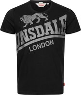 Lonsdale T-Shirt Symondsbury Zwart - Maat: L
