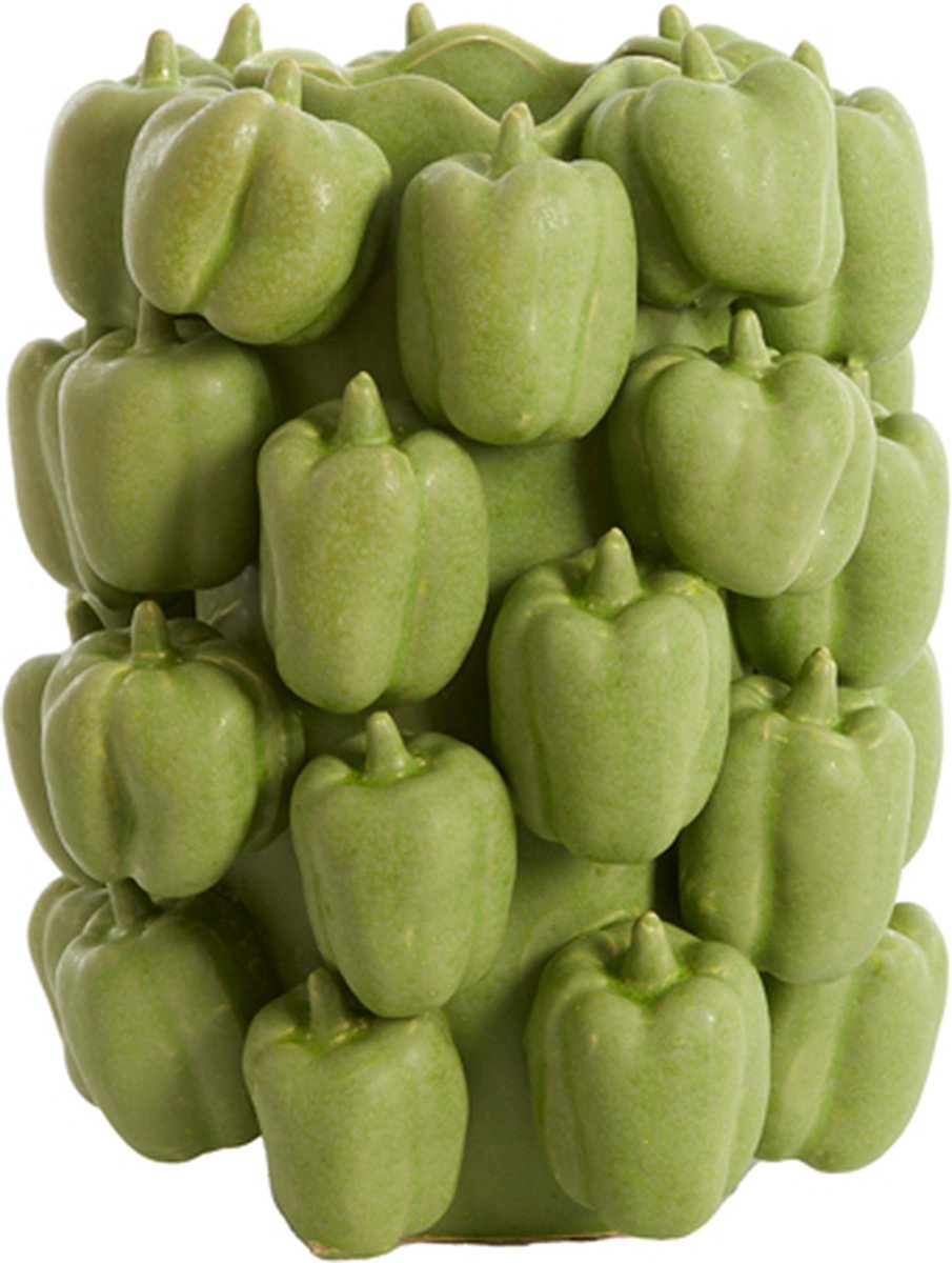 Vaas BELLPEPPER - 23.5x23x32.5cm - Groen