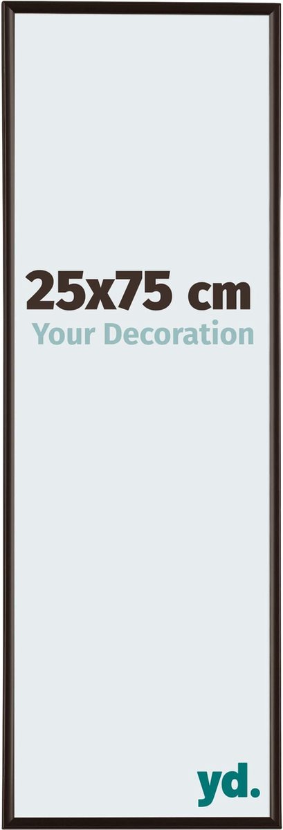 yd. Your Decoration - Fotolijst 25x75 cm - Kunststof - Antraciet - Evry